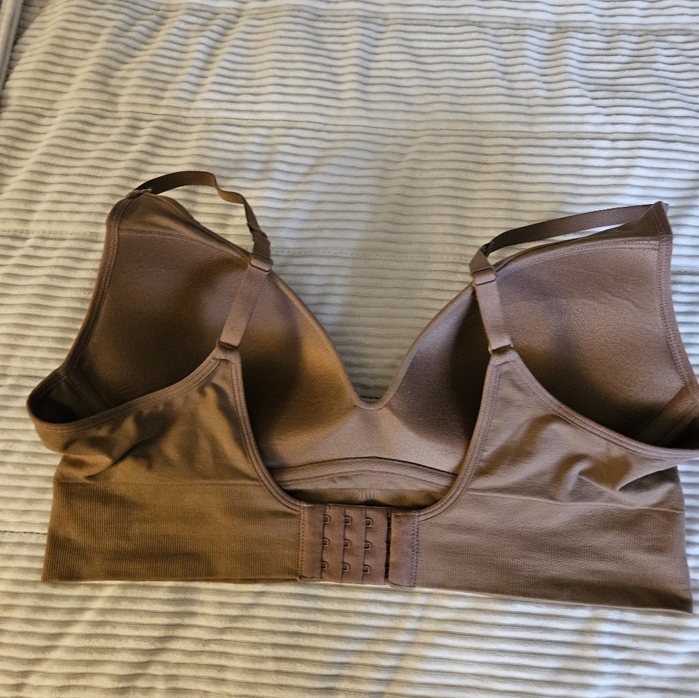 Maidenform Soft Brown Bra Size XL - Picture 4 of 10